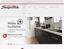 Tablet Screenshot of inter-meble.pl